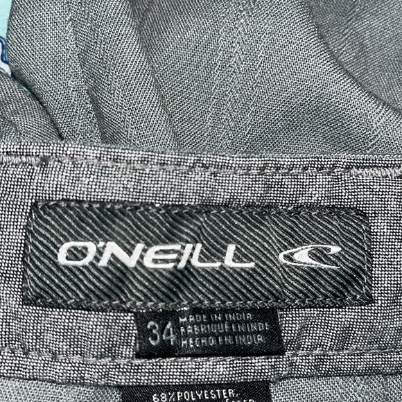 O’NEILL Size 34 Men's Gray Shorts - Picture 6 of 7